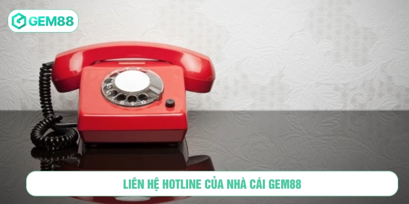 Gọi hotline GEM88 để được hỗ trợ nhanh chóng nhất